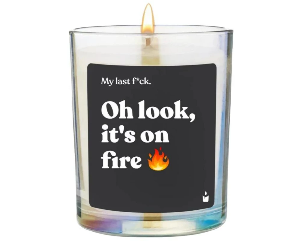 ChattyCandles Duftkerze Oh look, it's on fire 6.7 x 8 cm