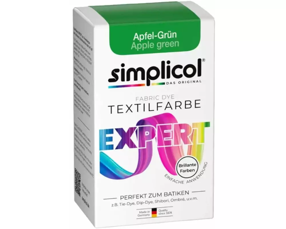 Simplicol Textilfarbe Expert Apfelgrün, 150 g
