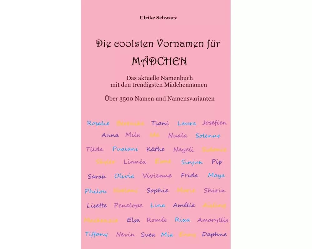 Die coolsten Vornamen für Mädchen - Das aktuelle Namenbuch mit den trendigsten Mädchennamen
