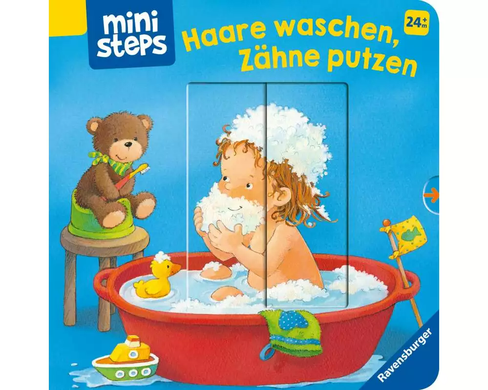 ministeps: Haare waschen, Zähne putzen
