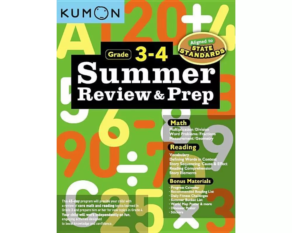 Kumon Summer Review and Prep 3-4