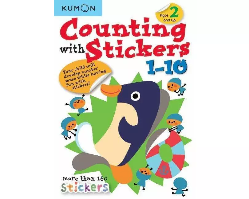 Kumon Counting With Stickers 1-10