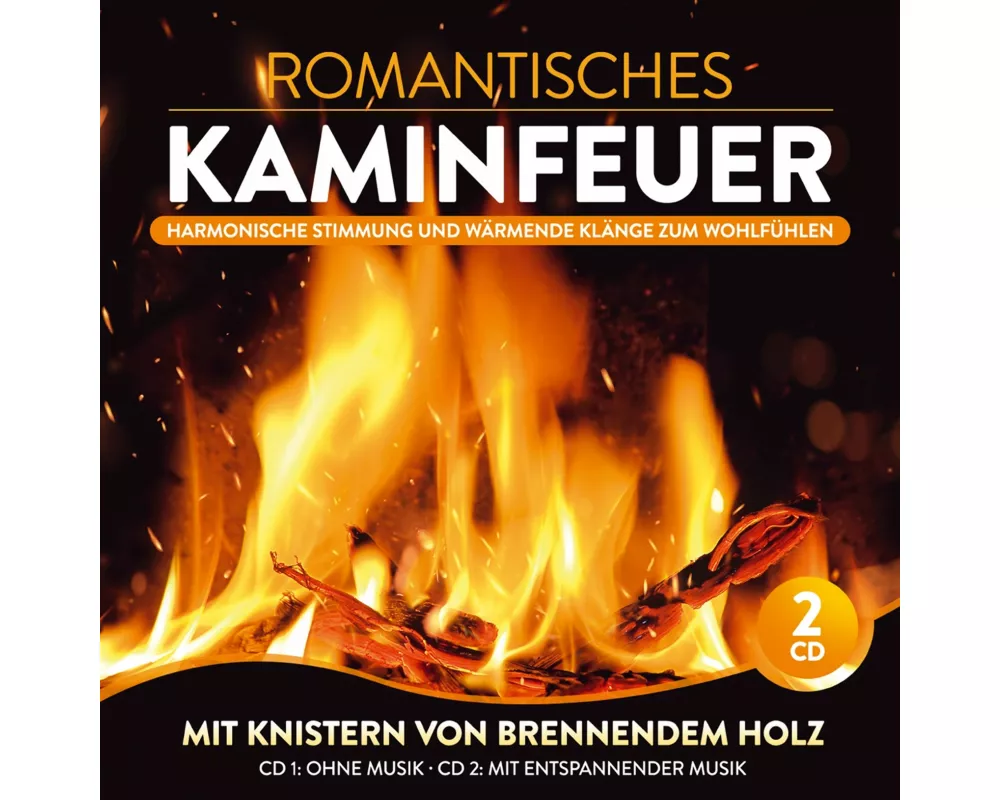 Romantisches Kaminfeuer-Harmonische Stimm
