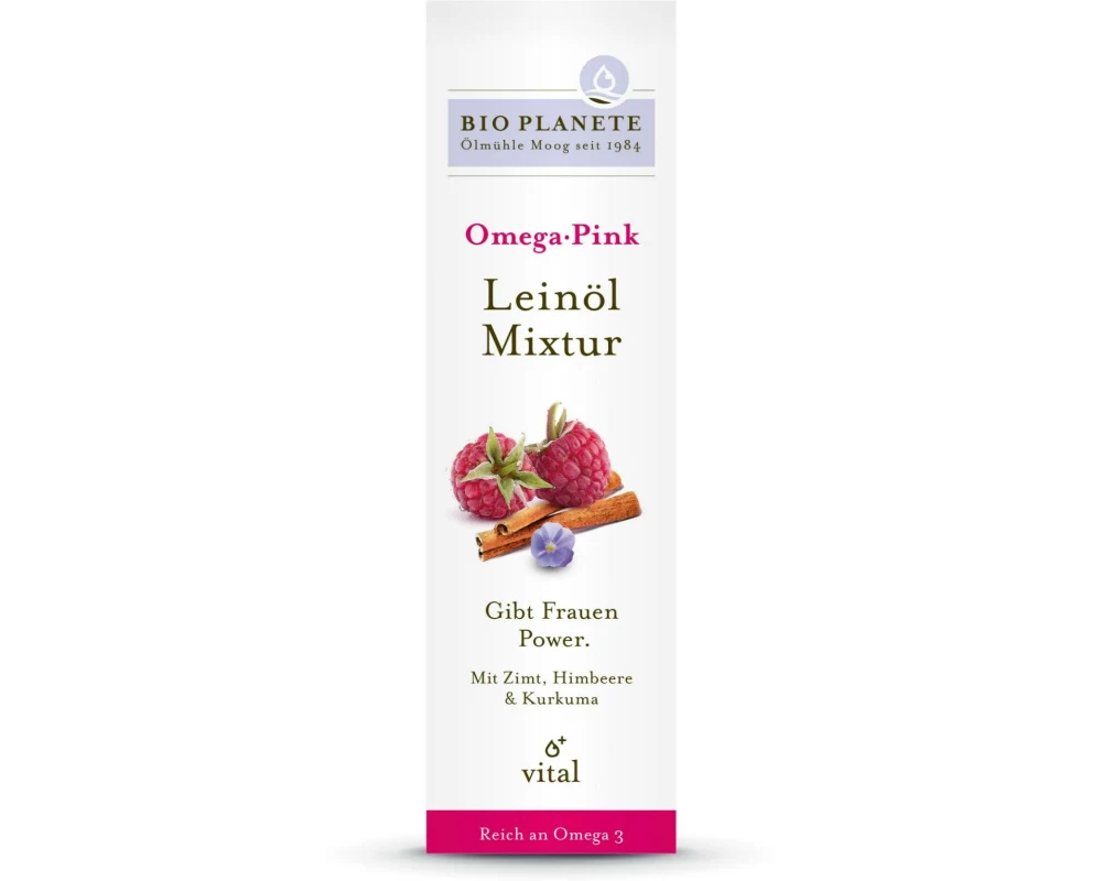 Bio Planete Omega Pink Leinöl-Mixtur 100 ml