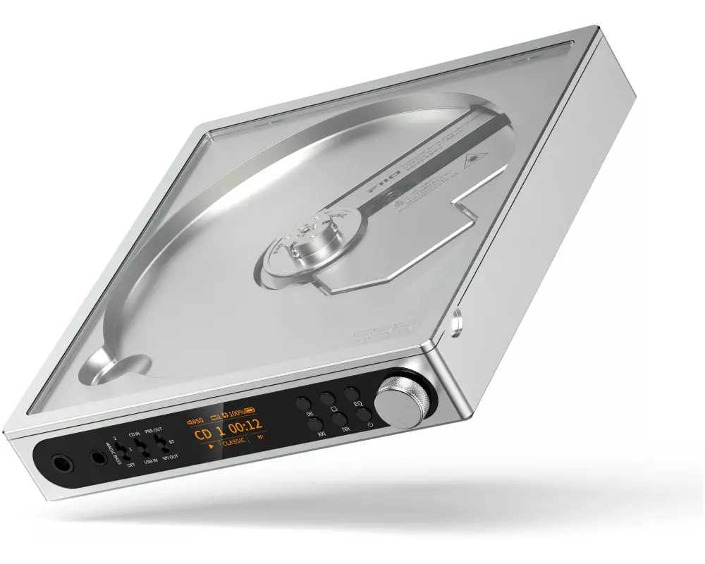 FiiO CD-Player DM15 R2R mit Bluetooth Silber