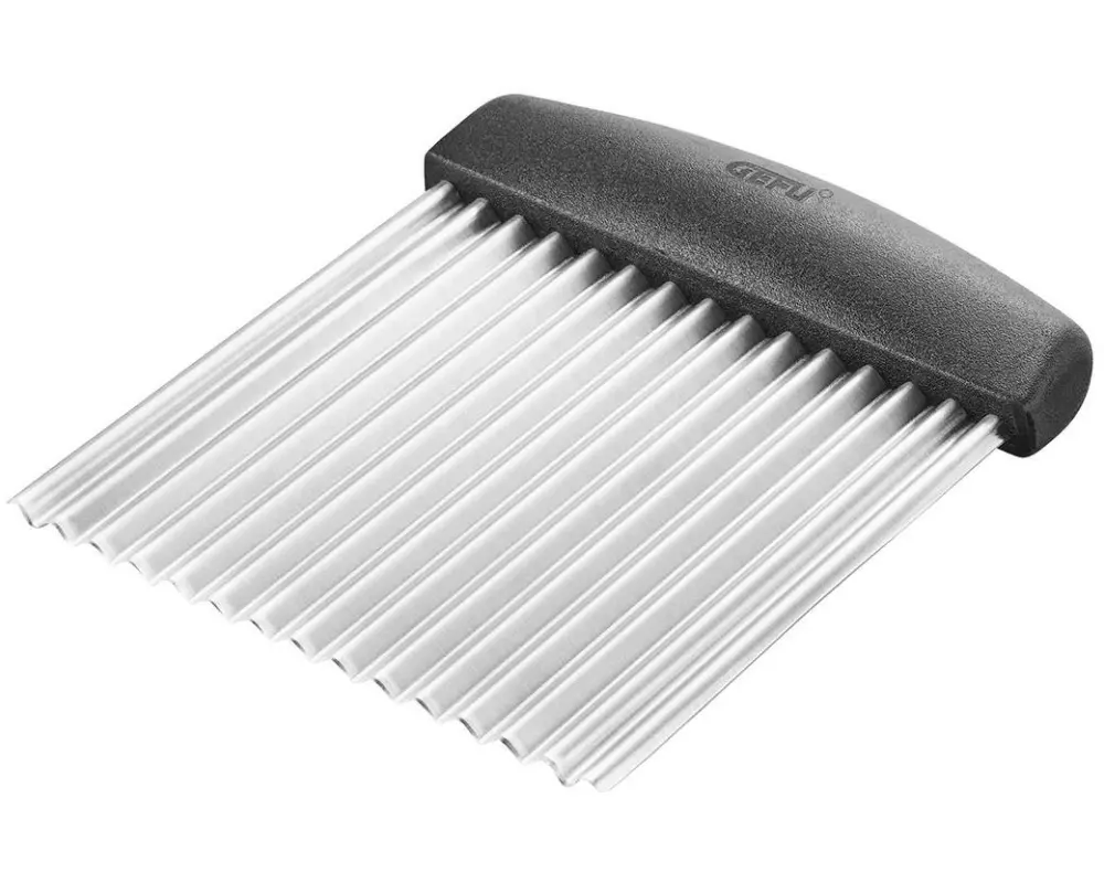 GEFU Wellenschneider Riffl Schwarz/Silber