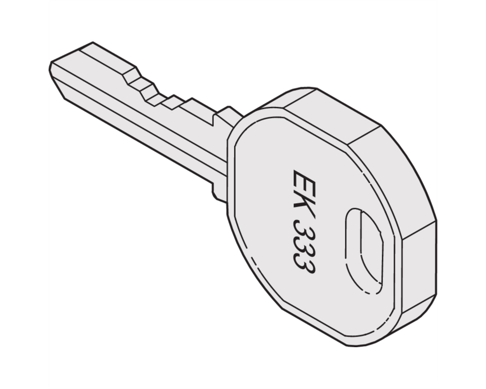 SCHROFF Ersatzschlüssel - ERSATZSCHLUESSEL EMKA 333