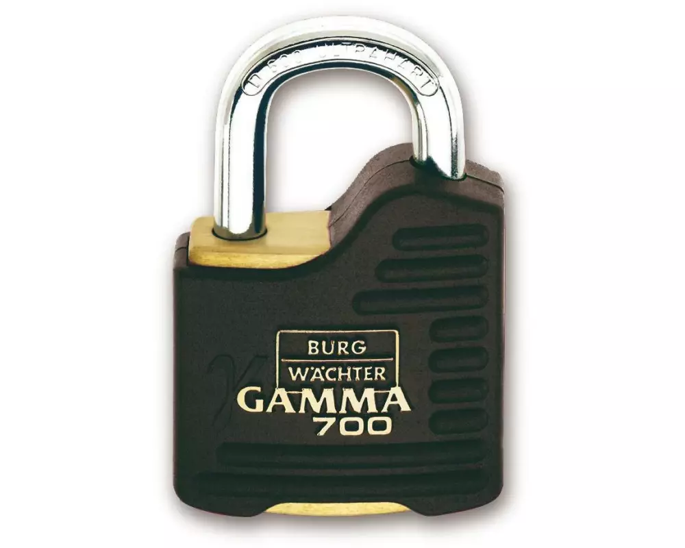 Burgwächter Vorhängeschloss 700 Gamma Schwarz