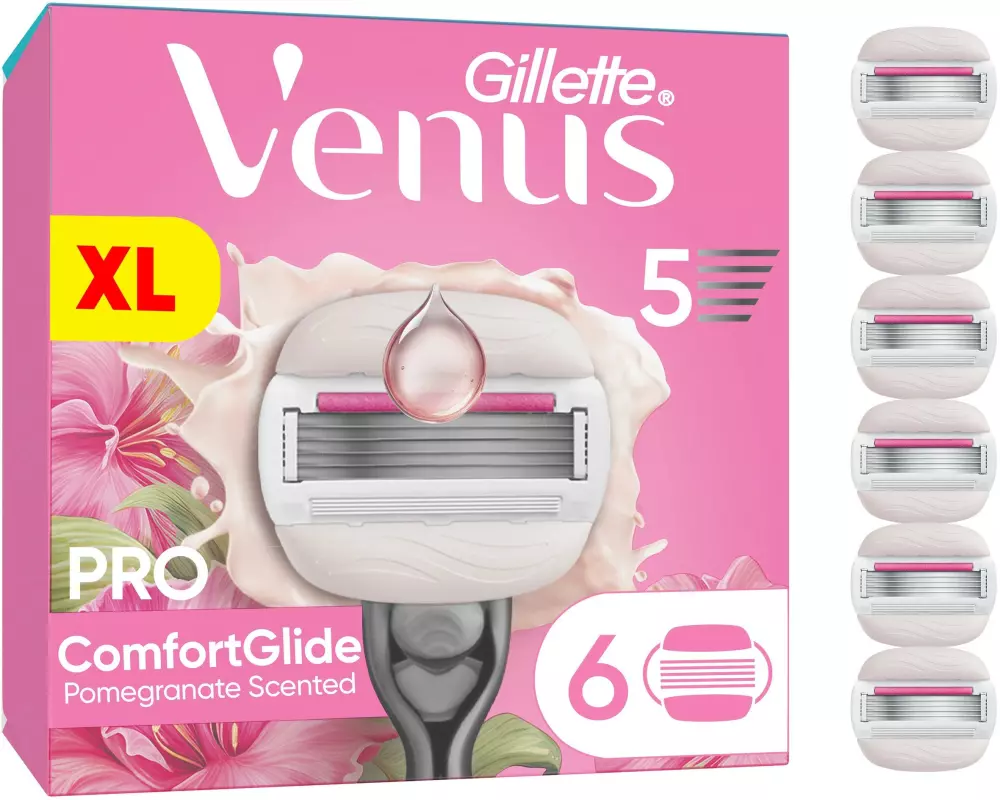 Gillette Venus Rasierklingen Pro ComfortGlide 6 Stück