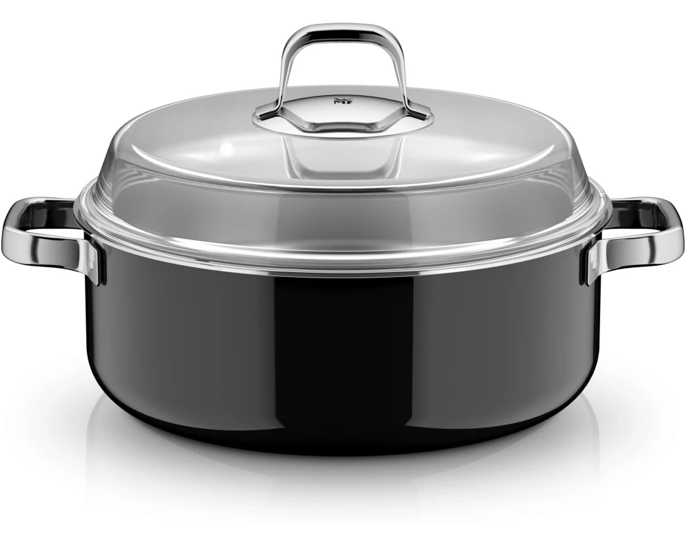 WMF Kochtopf Fusiontec Mineral Pro 28 cm, Schwarz