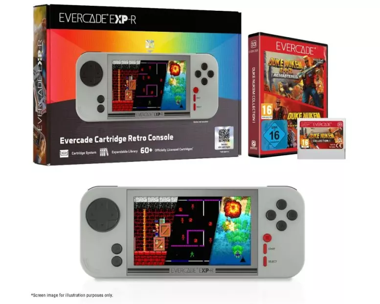 Blaze Spielkonsole Evercade EXP-R Solo Duke Nukem Bundle (Box)