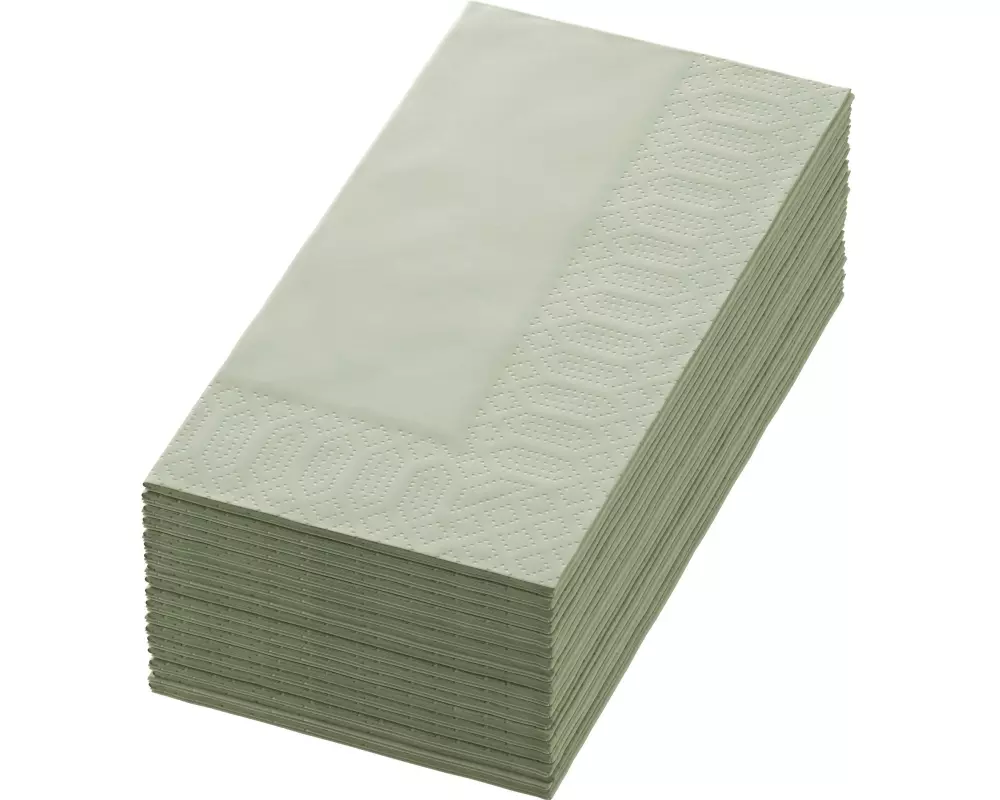 Duni Papierservietten Tissue 40 cm x 40 cm, 250 Stück, Pistache