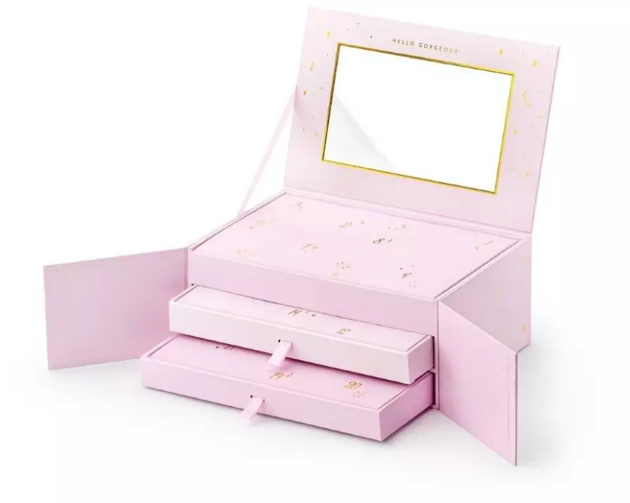 Partydeco Adventskalender Schatulle mit Füllung