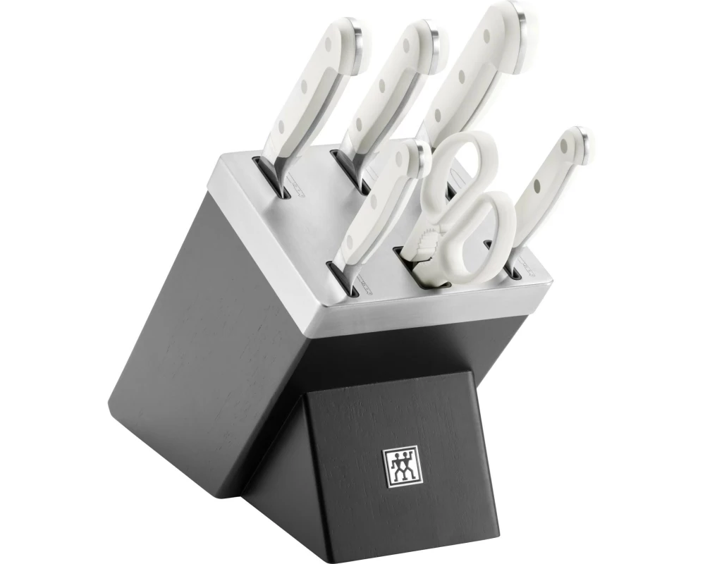 Zwilling Messerblock-Set mit Messer Pro le blanc Schwarz, 7-teilig