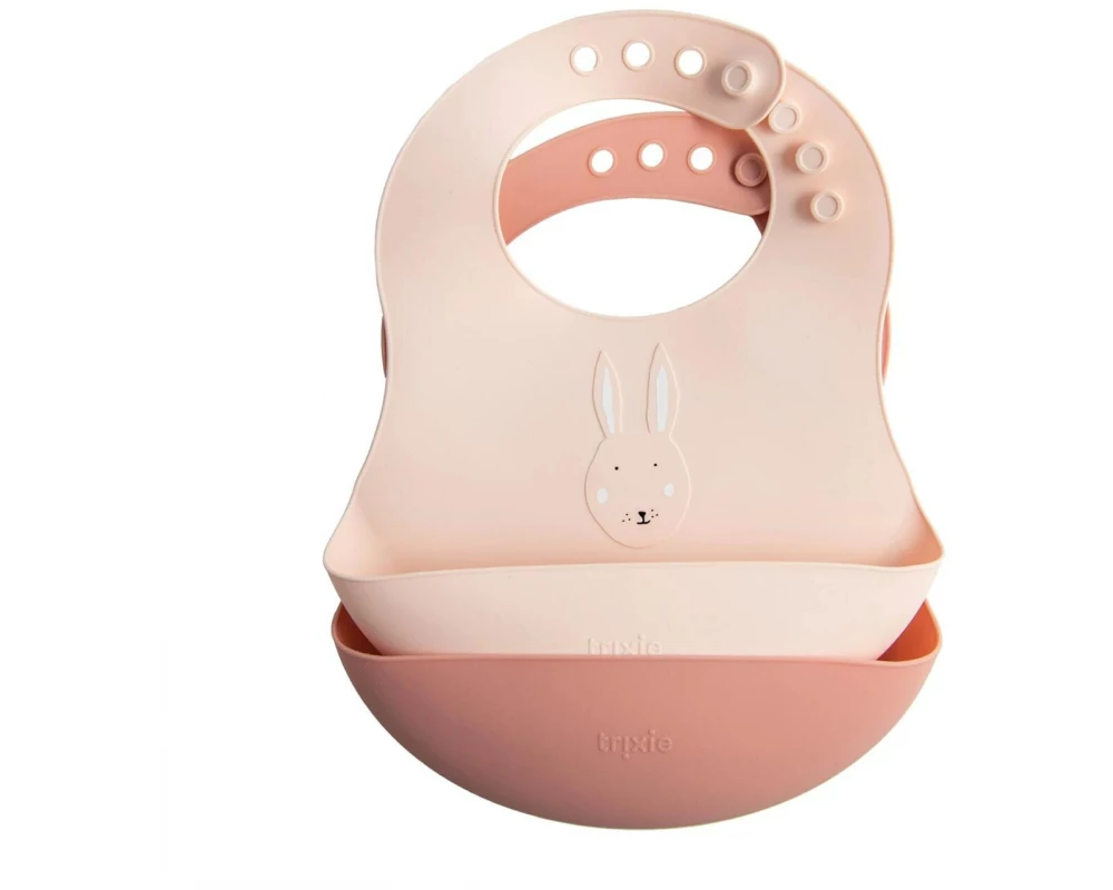 Trixie Lätzchen Hase 2-pack, 29 x 22 cm