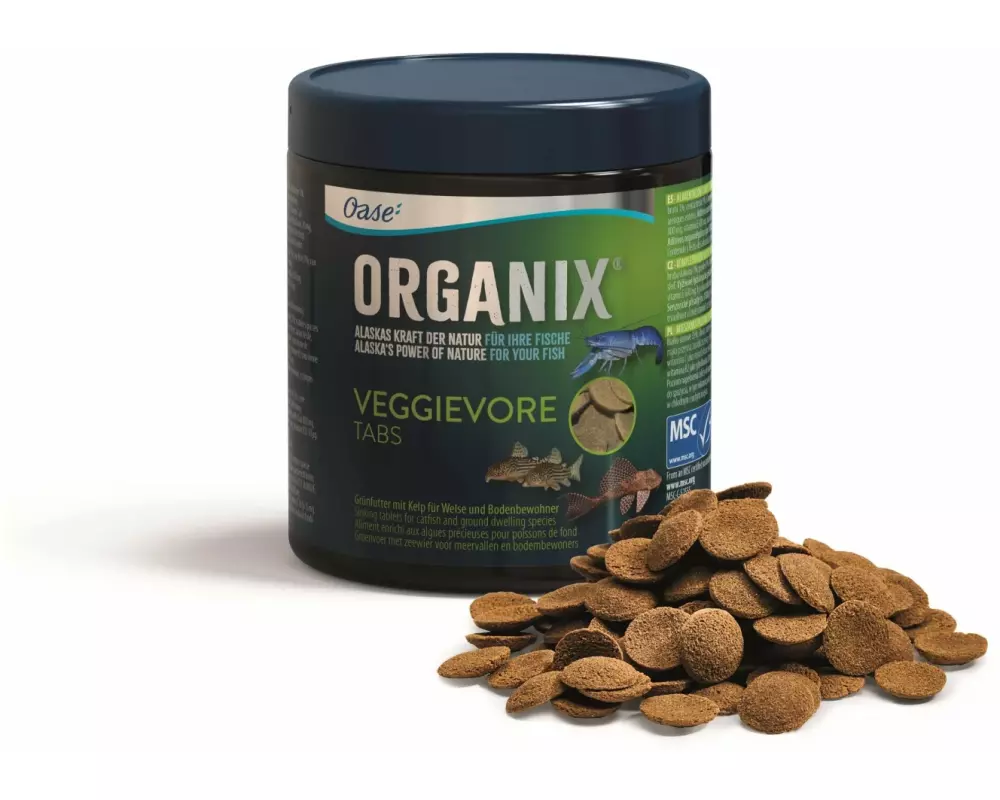 OASE Welsfutter Organix Veggie Tabs, 250 g