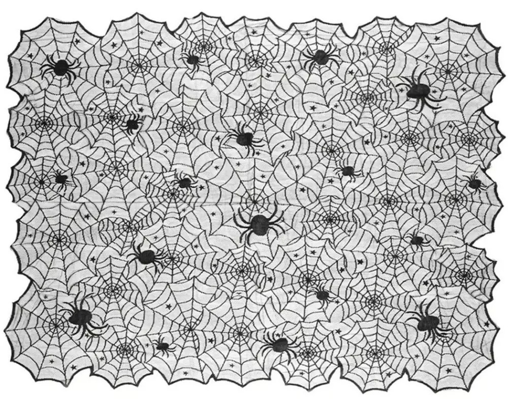 Partydeco Tischdecke Spinnennetz 1 Stück