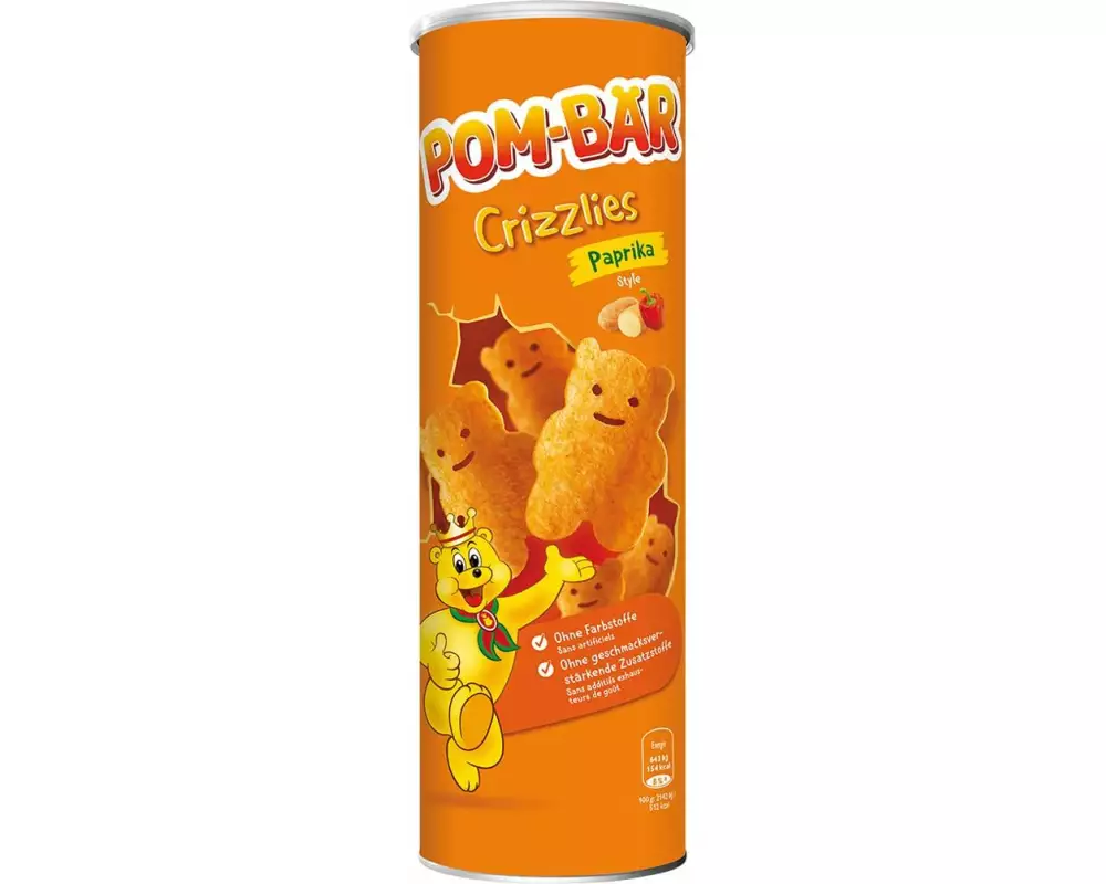 Pom-Bär Chips Crizzlies Paprika 150 g