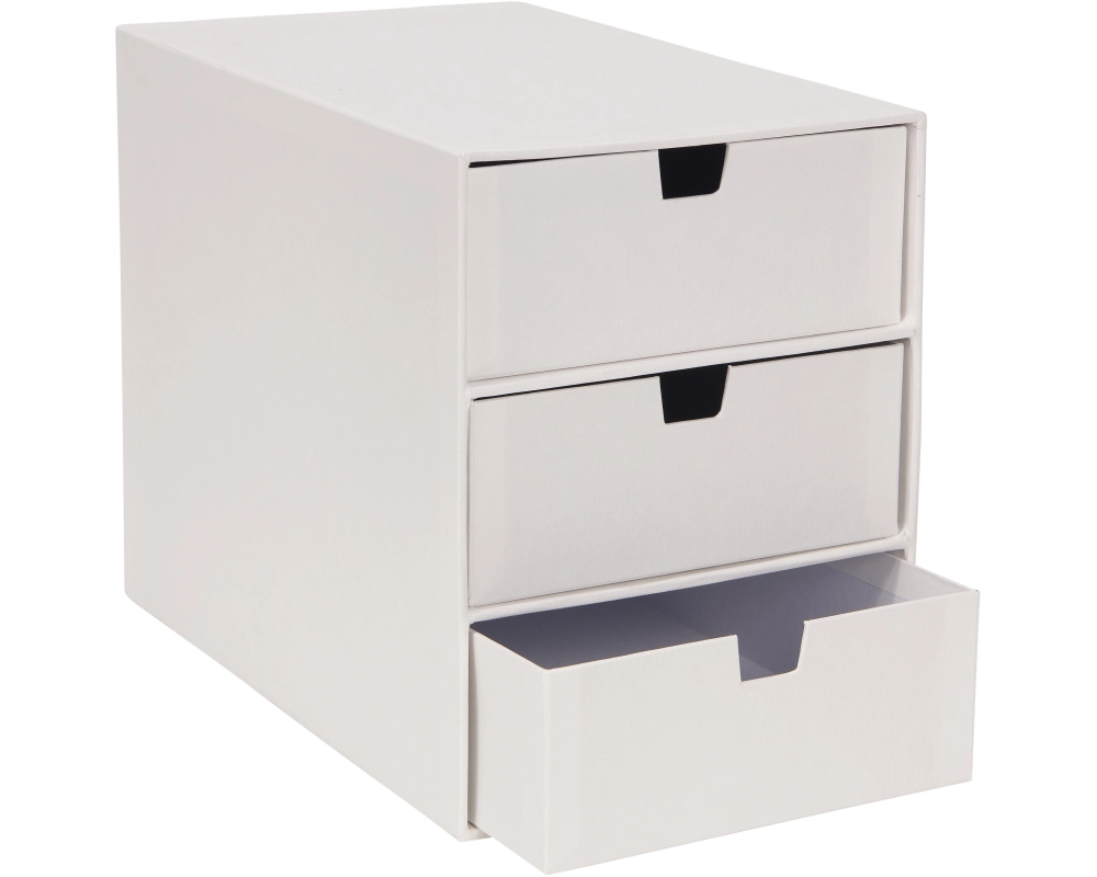 BIGSO BOX OF SWEDEN Schubladenbox Ingrid 15751300 3 Schubladen, weiss