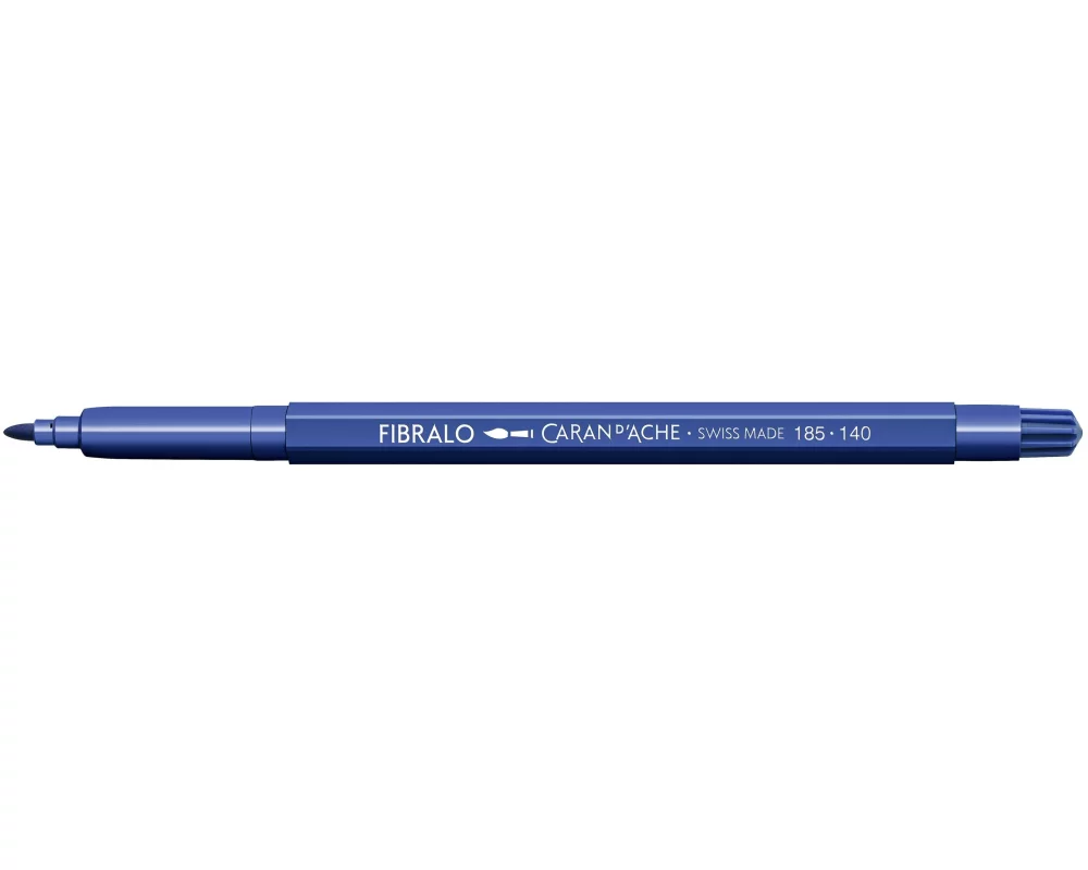 Caran d'Ache Filzstift Fibralo 1 Stück, Ultramarinblau