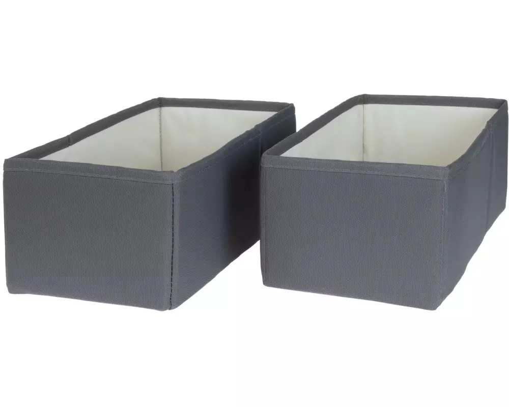 COCON Aufbewahrungsbox M Grau, 2 Stück