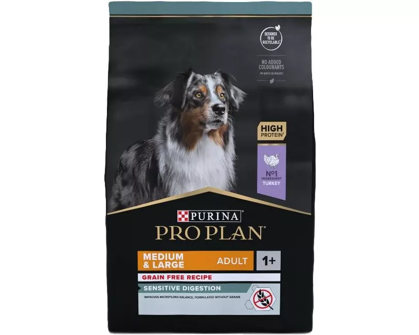Purina Pro Plan Trockenfutter M/L Adult Sens. Dig. Grainfree Truth., 12 kg