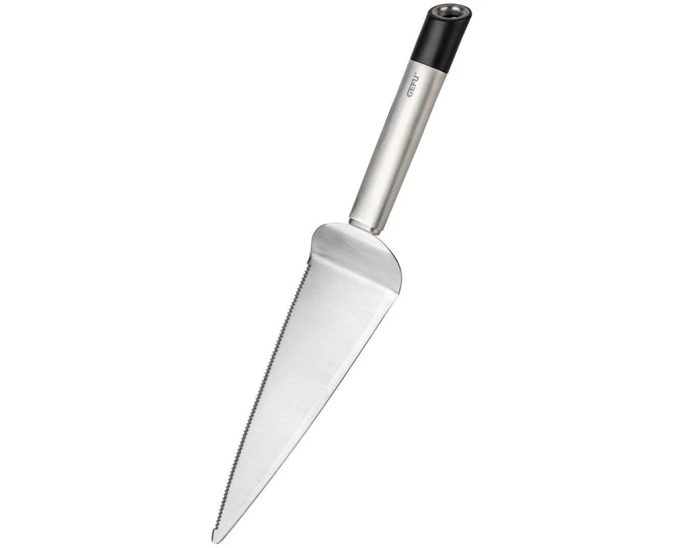 GEFU Tortenheber Primeline 30.5 cm, Schwarz/Silber