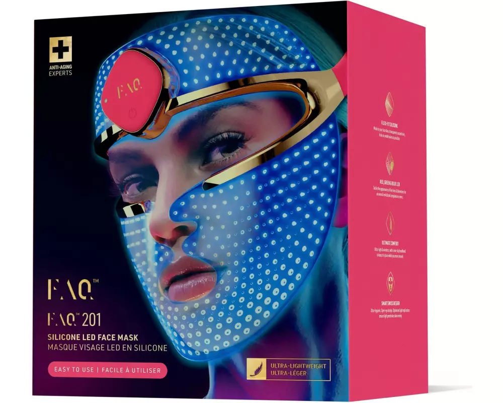 Foreo LED-Gesichtsmaske FAQ 201 Transparent