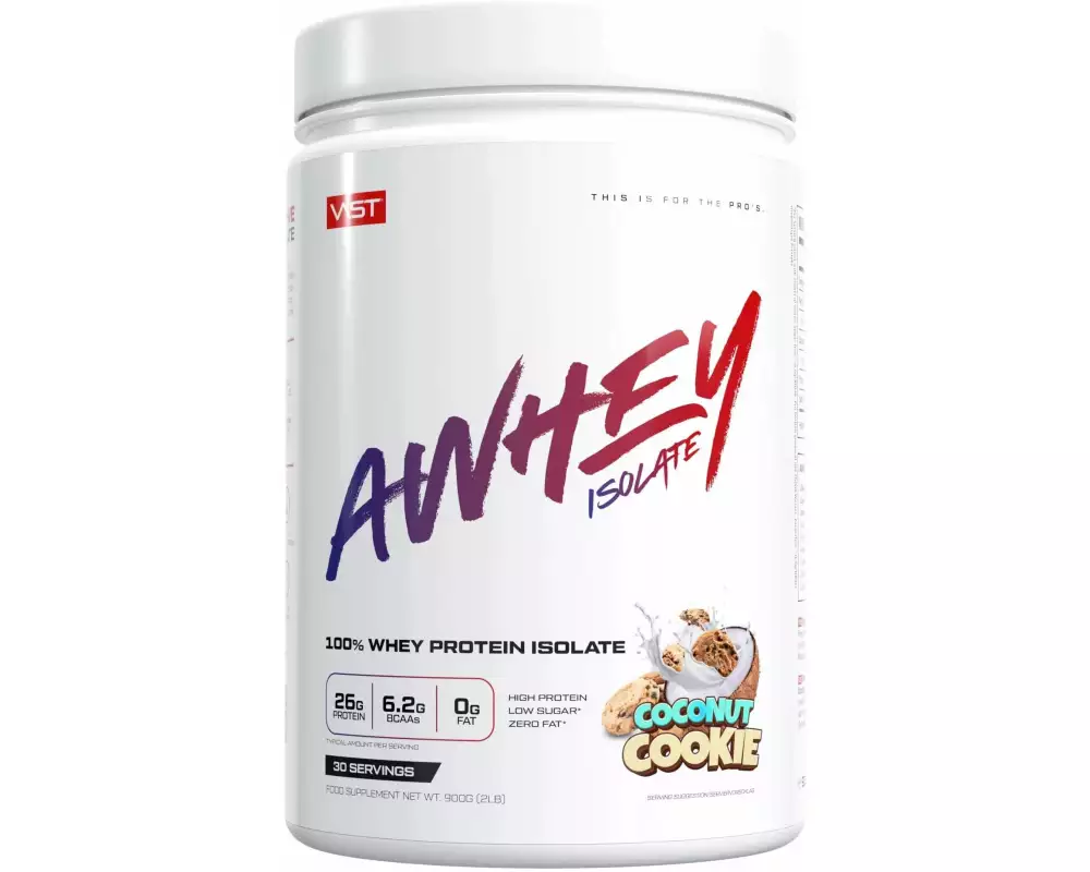 VAST Pulver AWhey Isolate Dose: 900g, Coconut Cookie