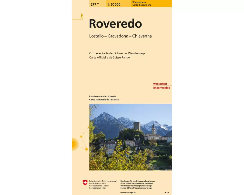 Roveredo Wanderkarte