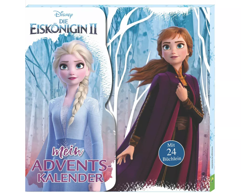 Die Eiskönigin 2 Mein Adventskalender. Kalenderbox mit 24 Mini-Büchlein