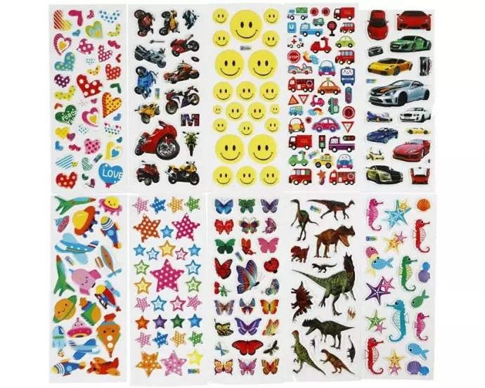 Creativ Company 3D-Sticker 20 Blatt