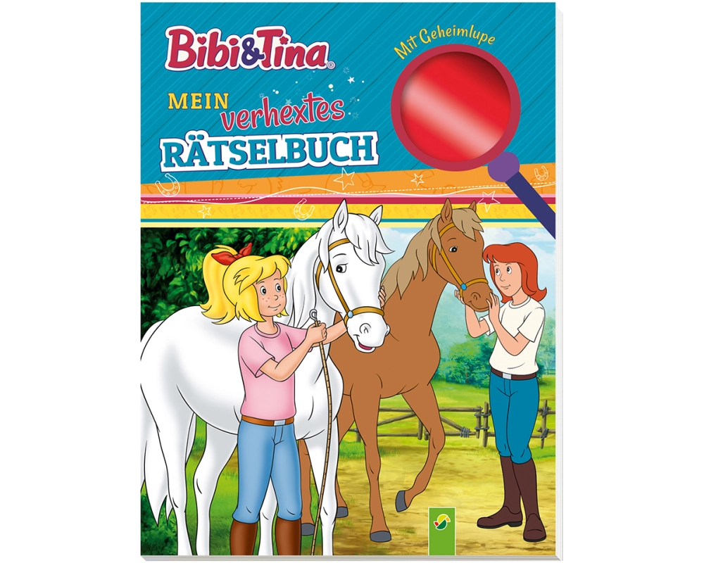 Bibi & Tina Mein verhextes Rätselbuch. Mit Geheimlupe zum eigenständigen Lösen