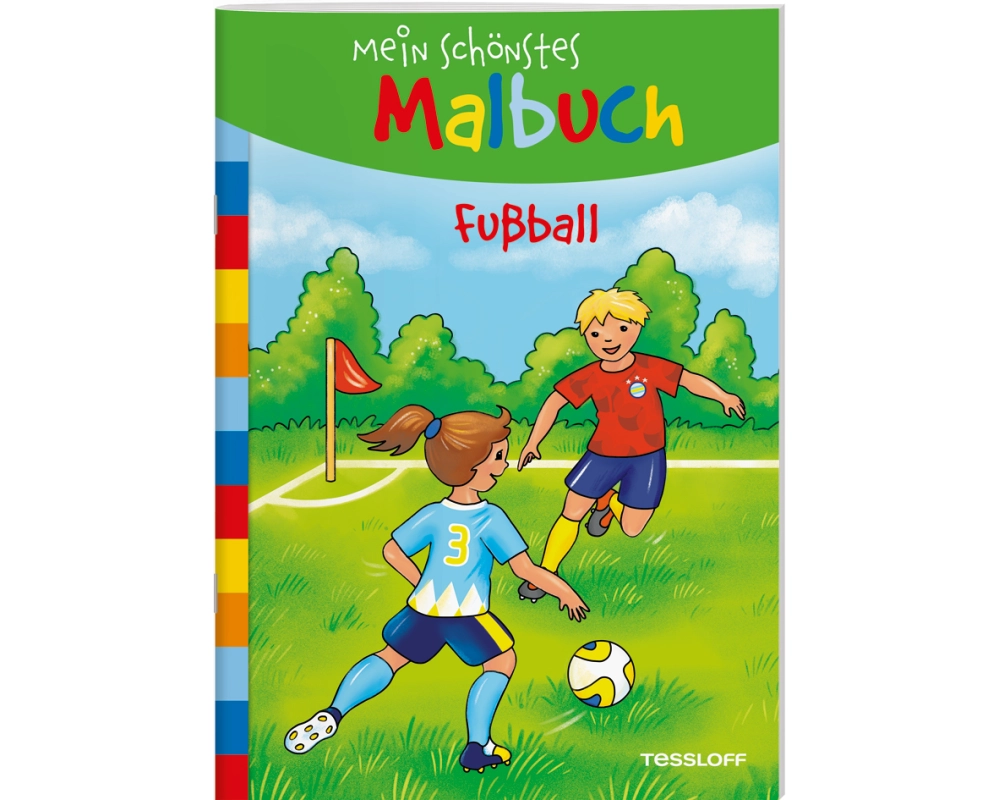 Mein schönstes Malbuch. Fußball