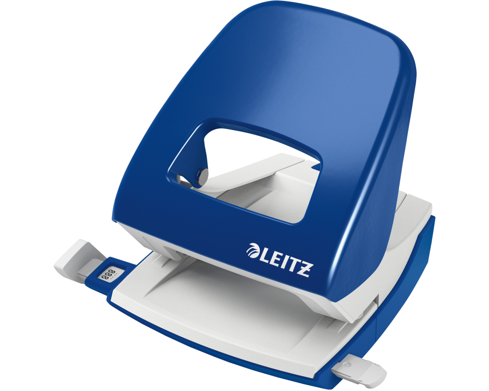 LEITZ Bürolocher NewNeXXt 5.5mm 50086035 blau f. 30 Blatt Blister