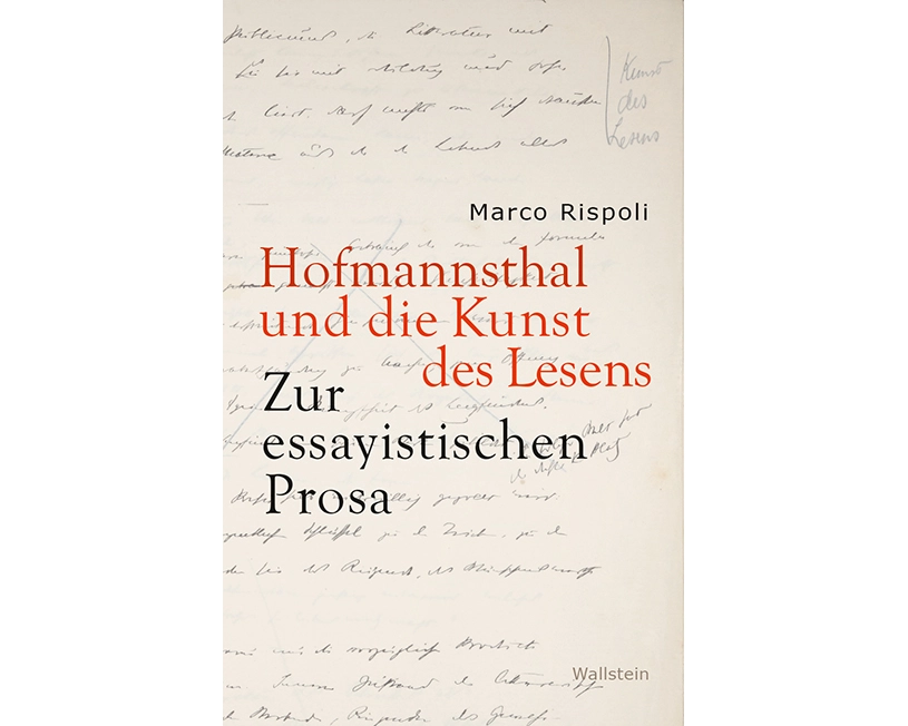 Hofmannsthal und die Kunst des Lesens