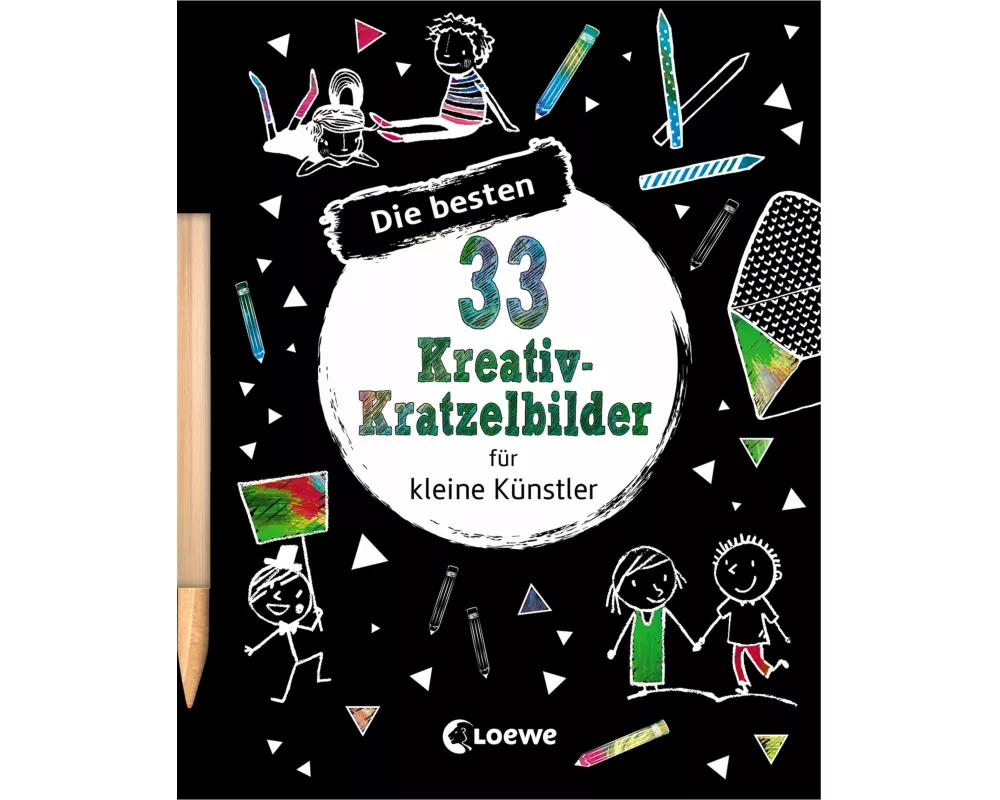 Die besten 33 Kreativ-Kratzelbilder für kleine Künstler