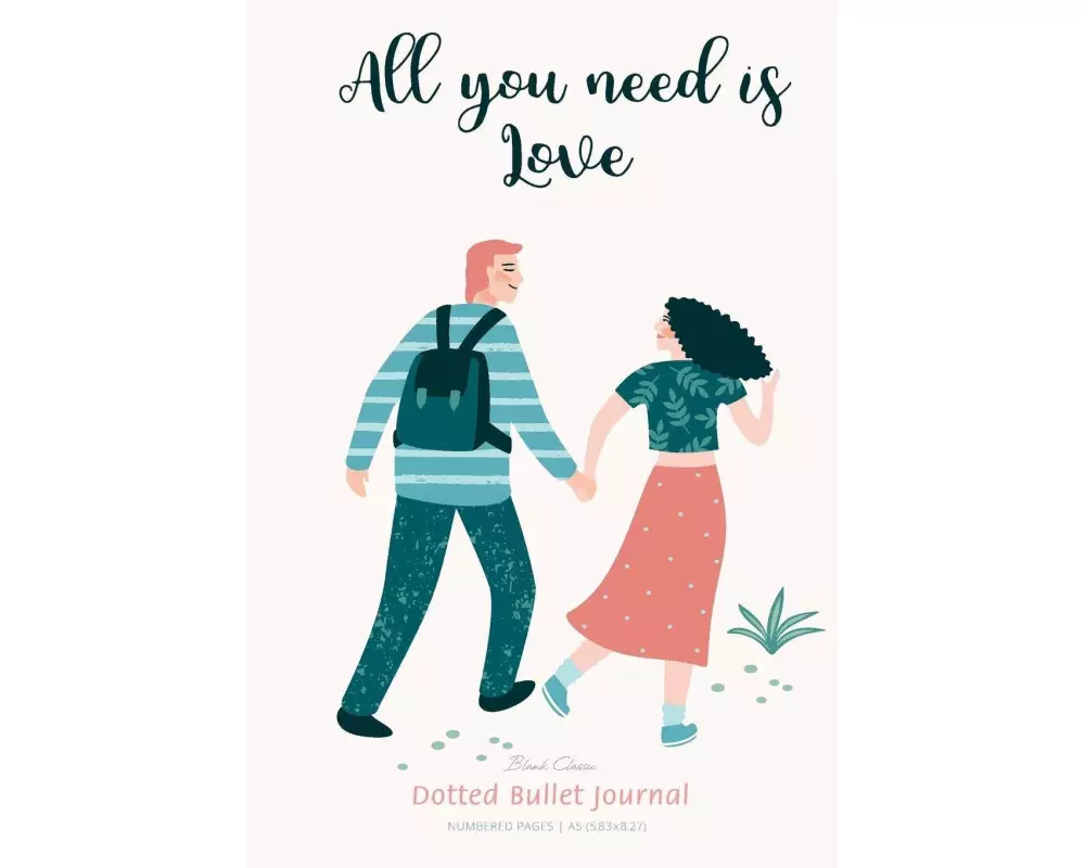 Dotted Bullet Journal - All You Need is Love