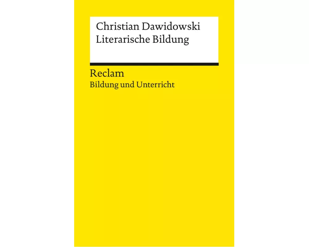 Literarische Bildung