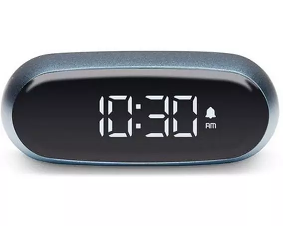 Lexon Digitalwecker Minut Hellblau matt