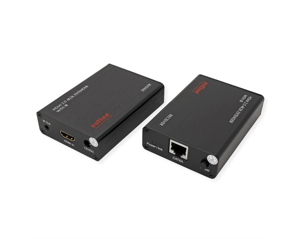 ROLINE HDMI A/V Extender über Kat.6A Kabel, 4K@60Hz, 30 m