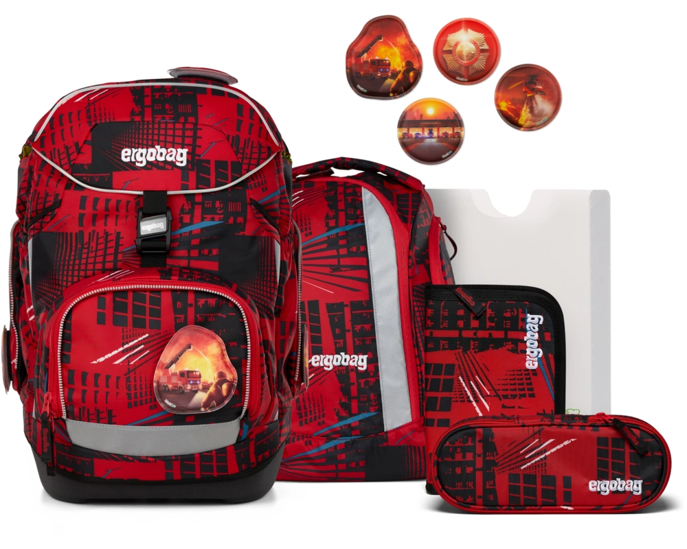 ERGOBAG Schulthek-Set Pack 01298-90195 AlarmBärreitschaft 6-teilig
