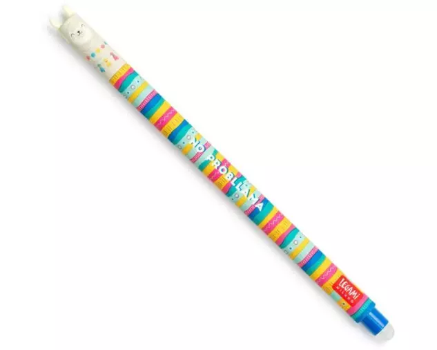 Legami Gelschreiber Llama löschbar, 0.7 mm, Blau