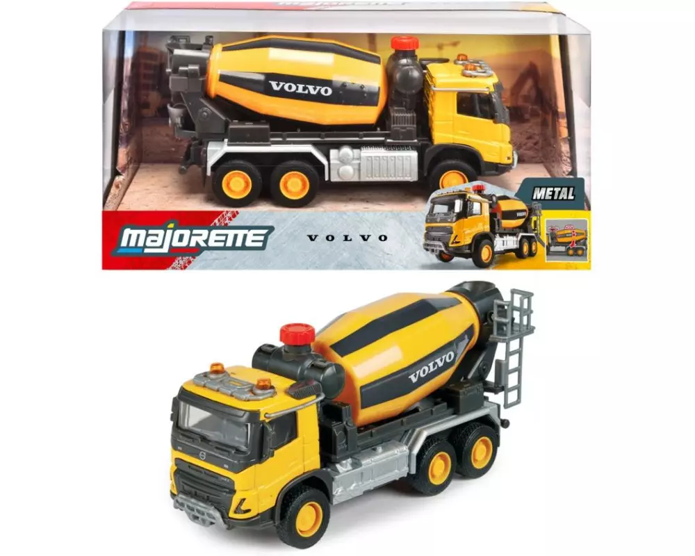 Majorette Volvo FMX Truck Cement Mixer Betonmischer Metall 1:45 19 cm