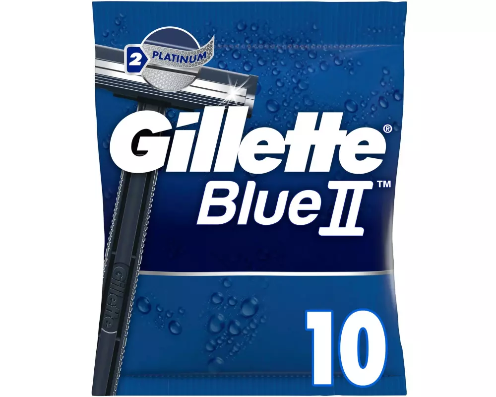 Gillette Einwegrasierer Blue II 2 Klingen 10 Stück
