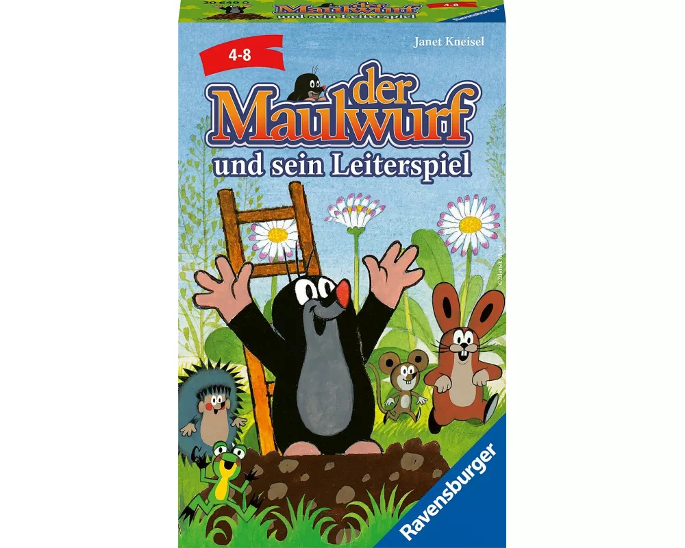 Der Maulwurf und sein Leiterspiel - Reisespiel ab 4 Jahre