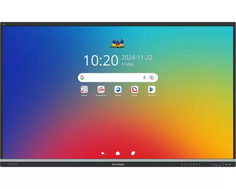 Viewsonic IFP6551-3C Interaktives Whiteboard 165,1 cm (65") 3840 x 2160 Pixel Touchscreen Schwarz
