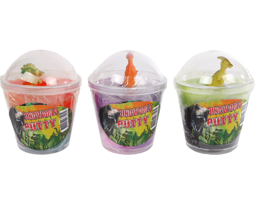 ROOST Slime Dino mit Figur 621071 4 Farben