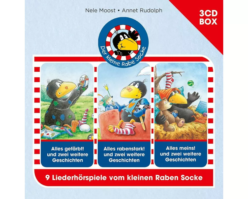 Der kleine Rabe Socke - 3-CD Hörspielbox Vol. 2