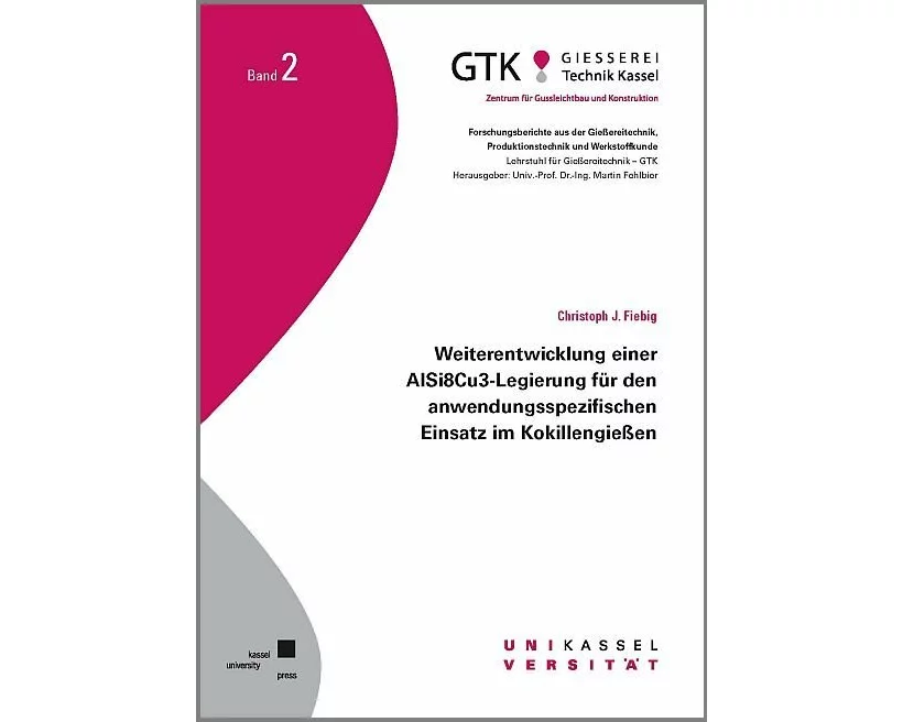 Weiterentwicklung einer AlSi8Cu3-Legierung für den anwendungssprezifischen Einsatz im Kokillengießen